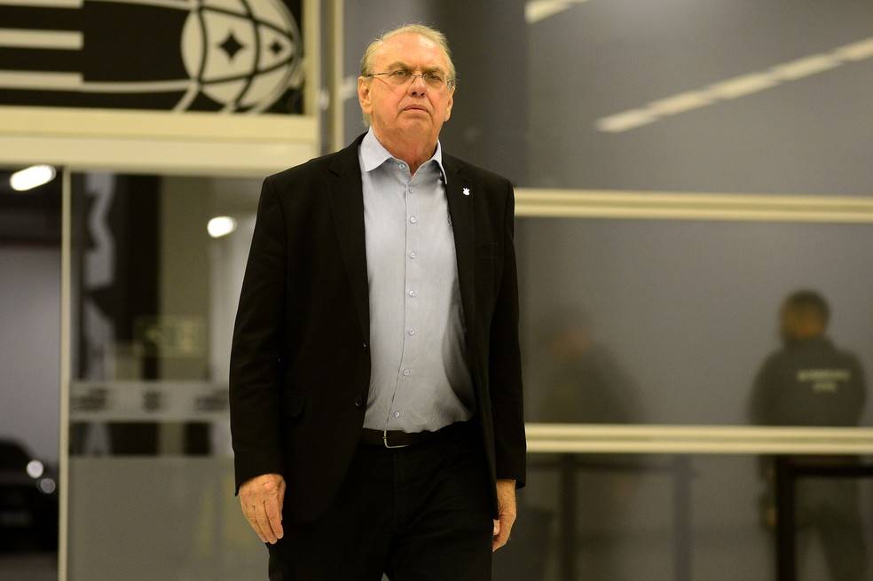 Osmar Stabile, presidente do Corinthians  Foto: Marcos Ribolli